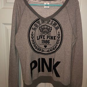 Victoria’s Secret PINK velvet crew